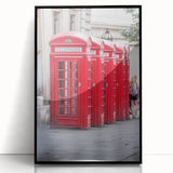 Cityscape Photography Prints – Iconic London Red Telephone Booths