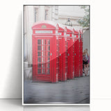 Cityscape Photography Prints – Iconic London Red Telephone Booths