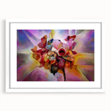 Fluid Art Paintings for Walls in Multicolor Hues - Modern Fluid Art Prints