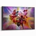Fluid Art Paintings for Walls in Multicolor Hues - Modern Fluid Art Prints