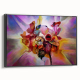 Fluid Art Paintings for Walls in Multicolor Hues - Modern Fluid Art Prints