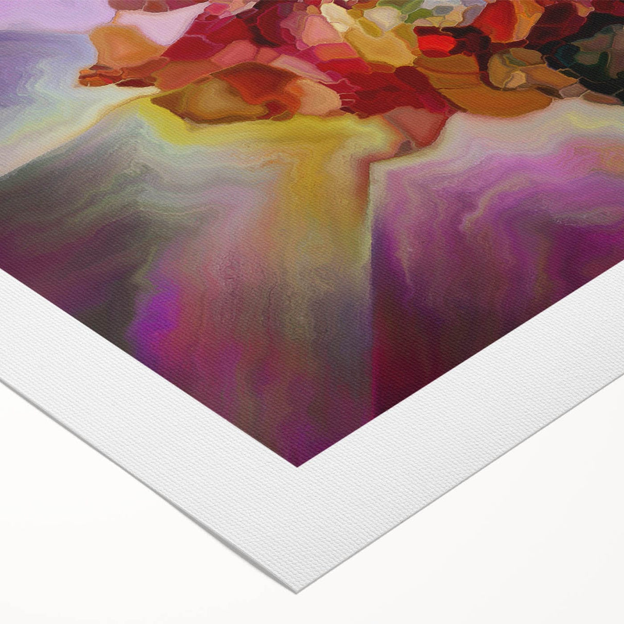 Fluid Art Paintings for Walls in Multicolor Hues - Modern Fluid Art Prints