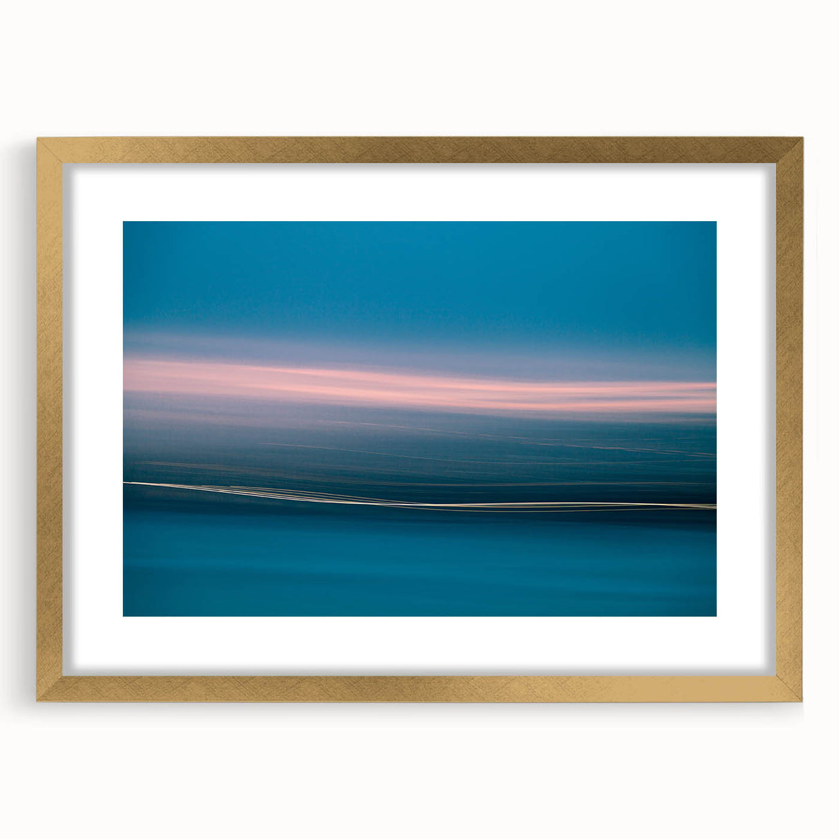 Modern Abstract Art – Ocean Breeze Long Exposure Photography Print