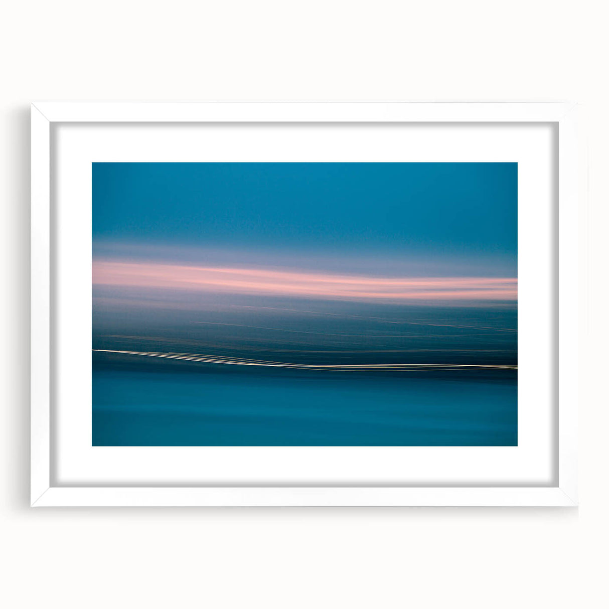 Modern Abstract Art – Ocean Breeze Long Exposure Photography Print