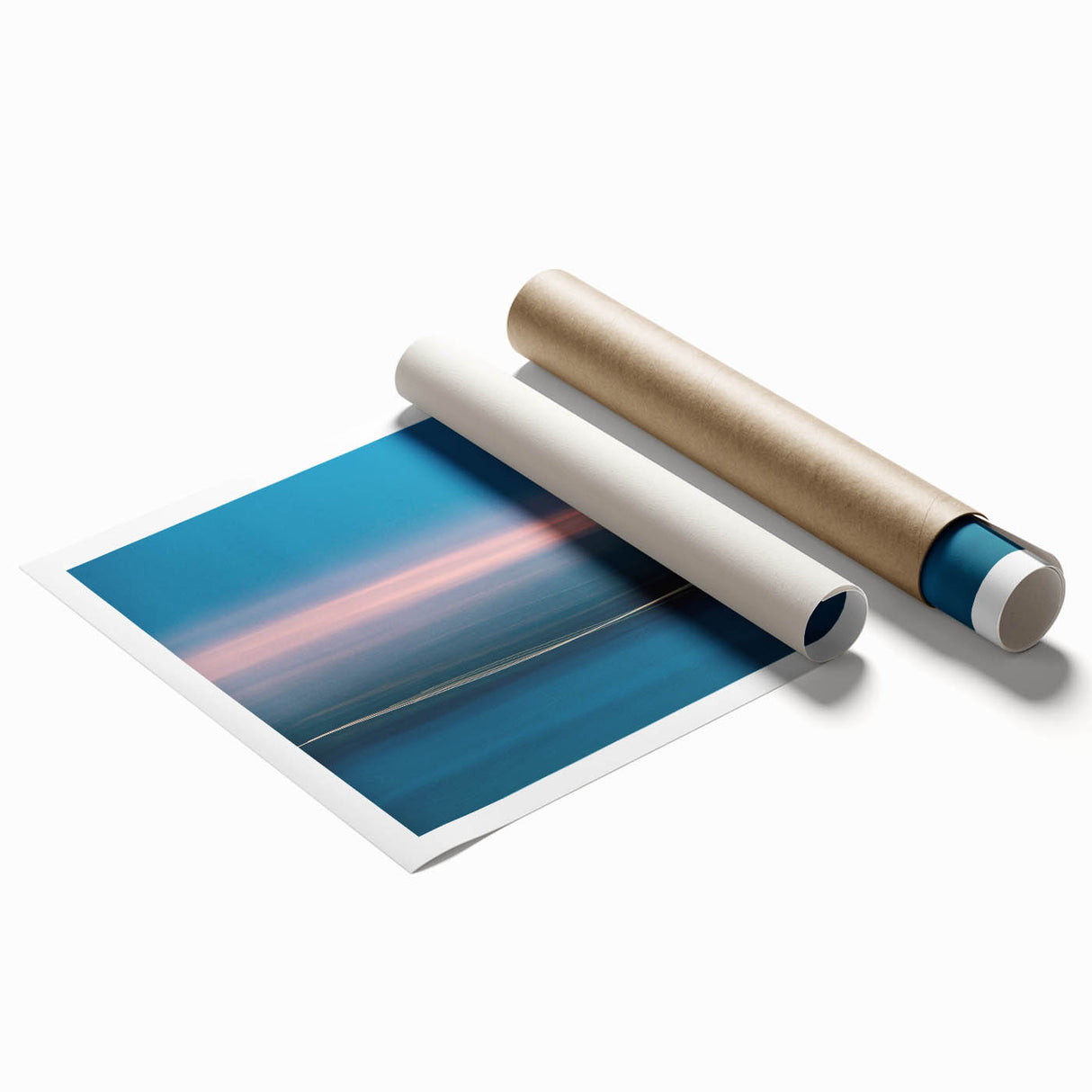 Modern Abstract Art – Ocean Breeze Long Exposure Photography Print