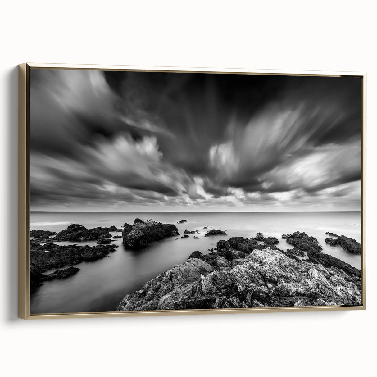 Dramatic Seascape - Black and White Fine Art Photography Print