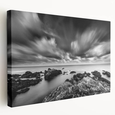 Dramatic Seascape - Black and White Fine Art Photography Print