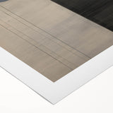 Minimalist Abstract Canvas Prints – Yellow & Gray Geometric Wall Art