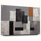 Moody Modern Wall Art – Abstract Geometric Canvas for Stylish Spaces