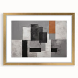Moody Modern Wall Art – Abstract Geometric Canvas for Stylish Spaces