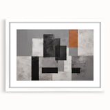 Moody Modern Wall Art – Abstract Geometric Canvas for Stylish Spaces