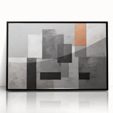 Moody Modern Wall Art – Abstract Geometric Canvas for Stylish Spaces