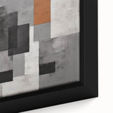 Moody Modern Wall Art – Abstract Geometric Canvas for Stylish Spaces
