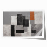 Moody Modern Wall Art – Abstract Geometric Canvas for Stylish Spaces