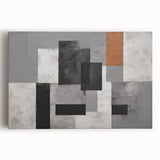 Moody Modern Wall Art – Abstract Geometric Canvas for Stylish Spaces