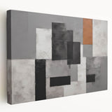 Moody Modern Wall Art – Abstract Geometric Canvas for Stylish Spaces
