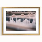 Urban Landscape Photography Decor – Reflective City Skyline Art