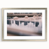 Urban Landscape Photography Decor – Reflective City Skyline Art