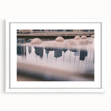 Urban Landscape Photography Decor – Reflective City Skyline Art