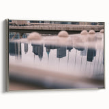 Urban Landscape Photography Decor – Reflective City Skyline Art