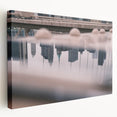 Urban Landscape Photography Decor – Reflective City Skyline Art