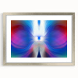 Contemporary Fluid Art Pieces in Blue and Magenta - Fluid Abstract Art Collection