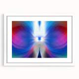 Contemporary Fluid Art Pieces in Blue and Magenta - Fluid Abstract Art Collection