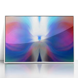 Contemporary Fluid Art Pieces in Blue and Magenta - Fluid Abstract Art Collection