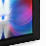 Contemporary Fluid Art Pieces in Blue and Magenta - Fluid Abstract Art Collection