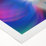 Contemporary Fluid Art Pieces in Blue and Magenta - Fluid Abstract Art Collection