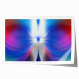 Contemporary Fluid Art Pieces in Blue and Magenta - Fluid Abstract Art Collection