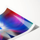 Contemporary Fluid Art Pieces in Blue and Magenta - Fluid Abstract Art Collection