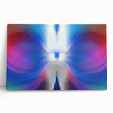Contemporary Fluid Art Pieces in Blue and Magenta - Fluid Abstract Art Collection