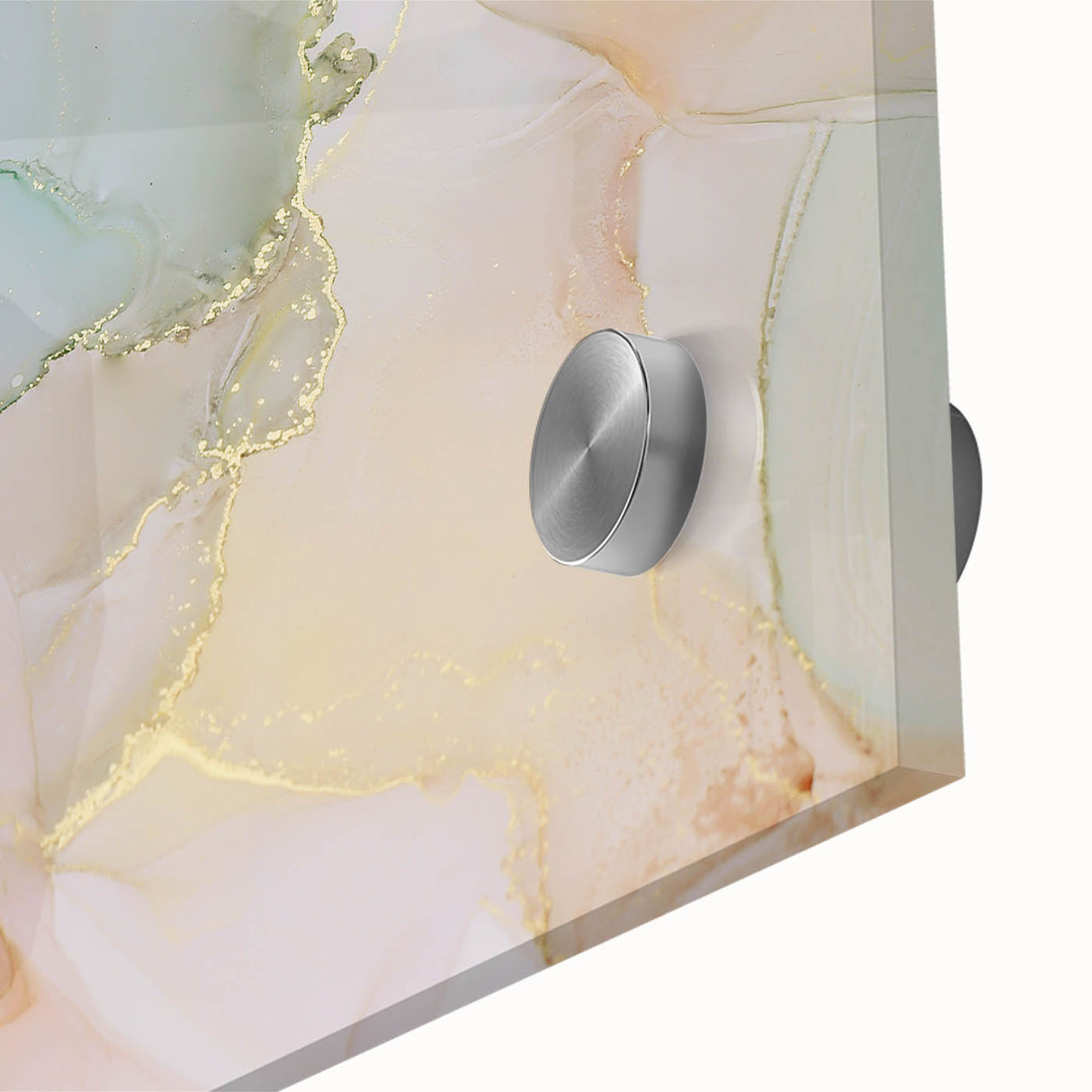 Neutral Abstract Prints – Pastel Dream Art with Gold Accents