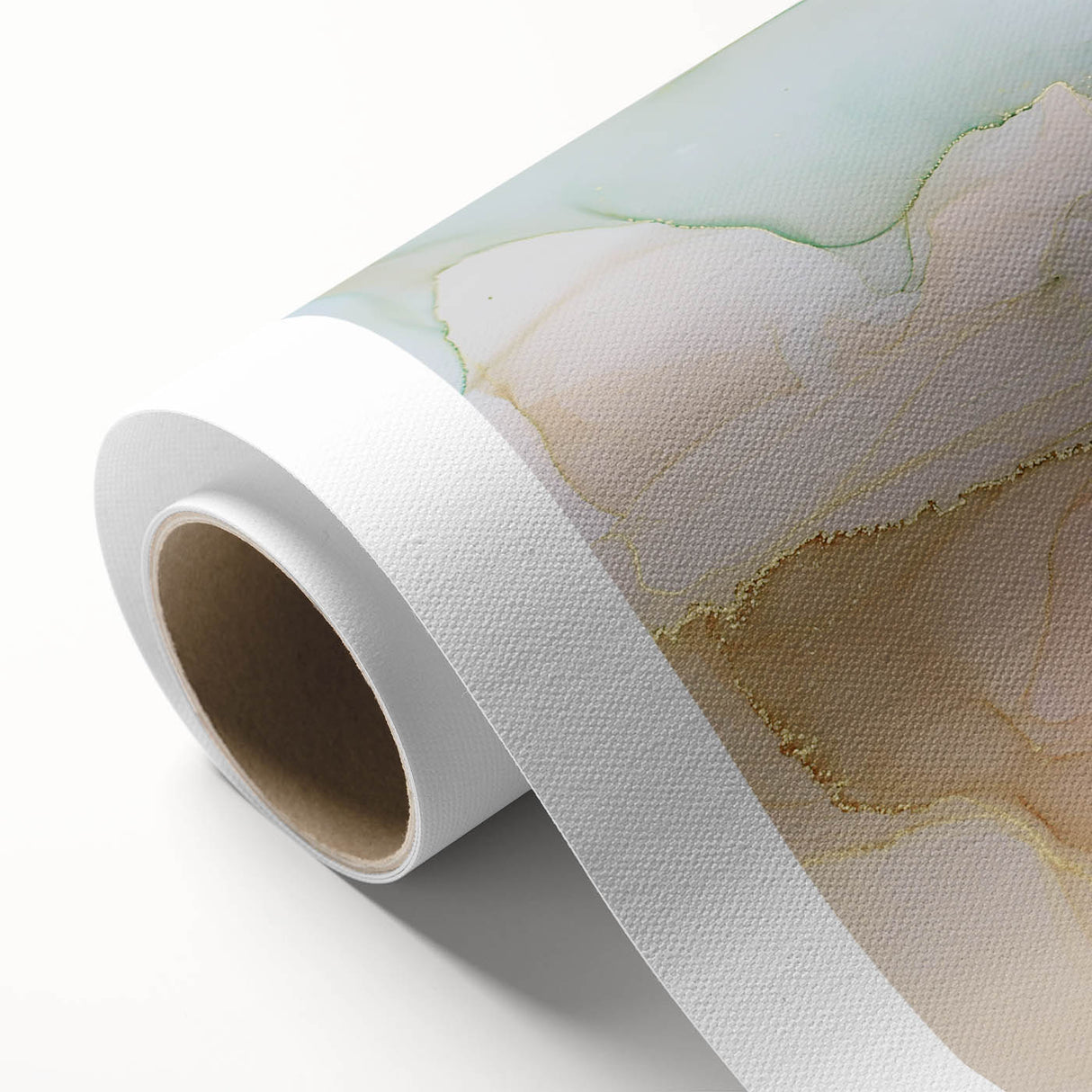 Neutral Abstract Prints – Pastel Dream Art with Gold Accents