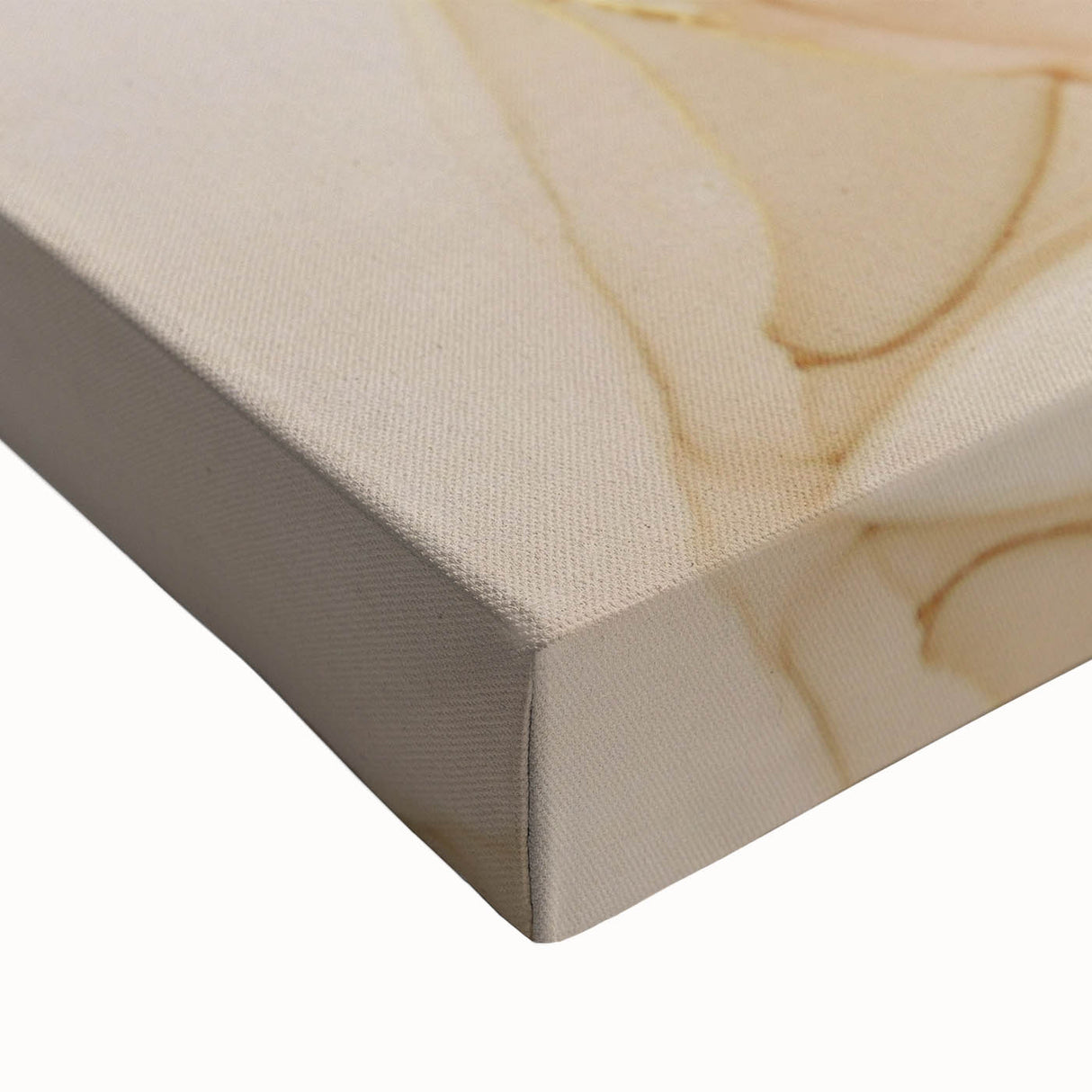 Neutral Abstract Prints – Pastel Dream Art with Gold Accents
