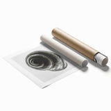 Minimalist Shell Close-Up – Black & White Fine Art Photography Print