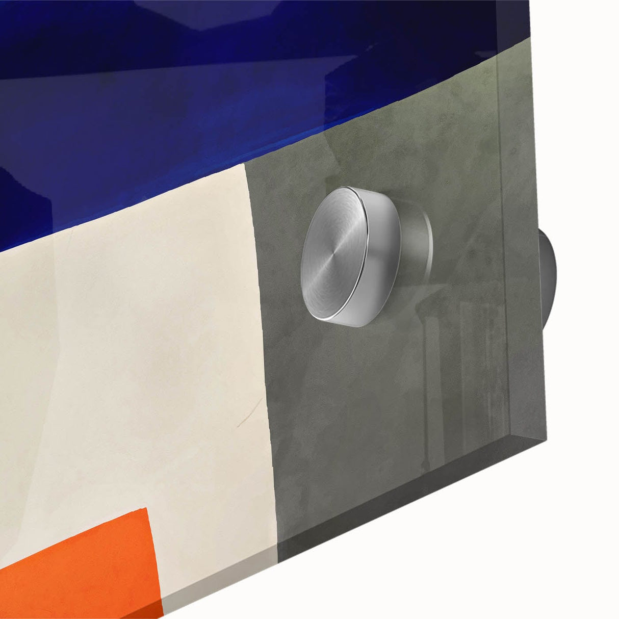 Moody Modern Wall Art – Abstract Geometric Canvas in Bold Colors