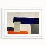 Moody Modern Wall Art – Abstract Geometric Canvas in Bold Colors