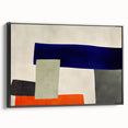 Moody Modern Wall Art – Abstract Geometric Canvas in Bold Colors