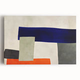 Moody Modern Wall Art – Abstract Geometric Canvas in Bold Colors