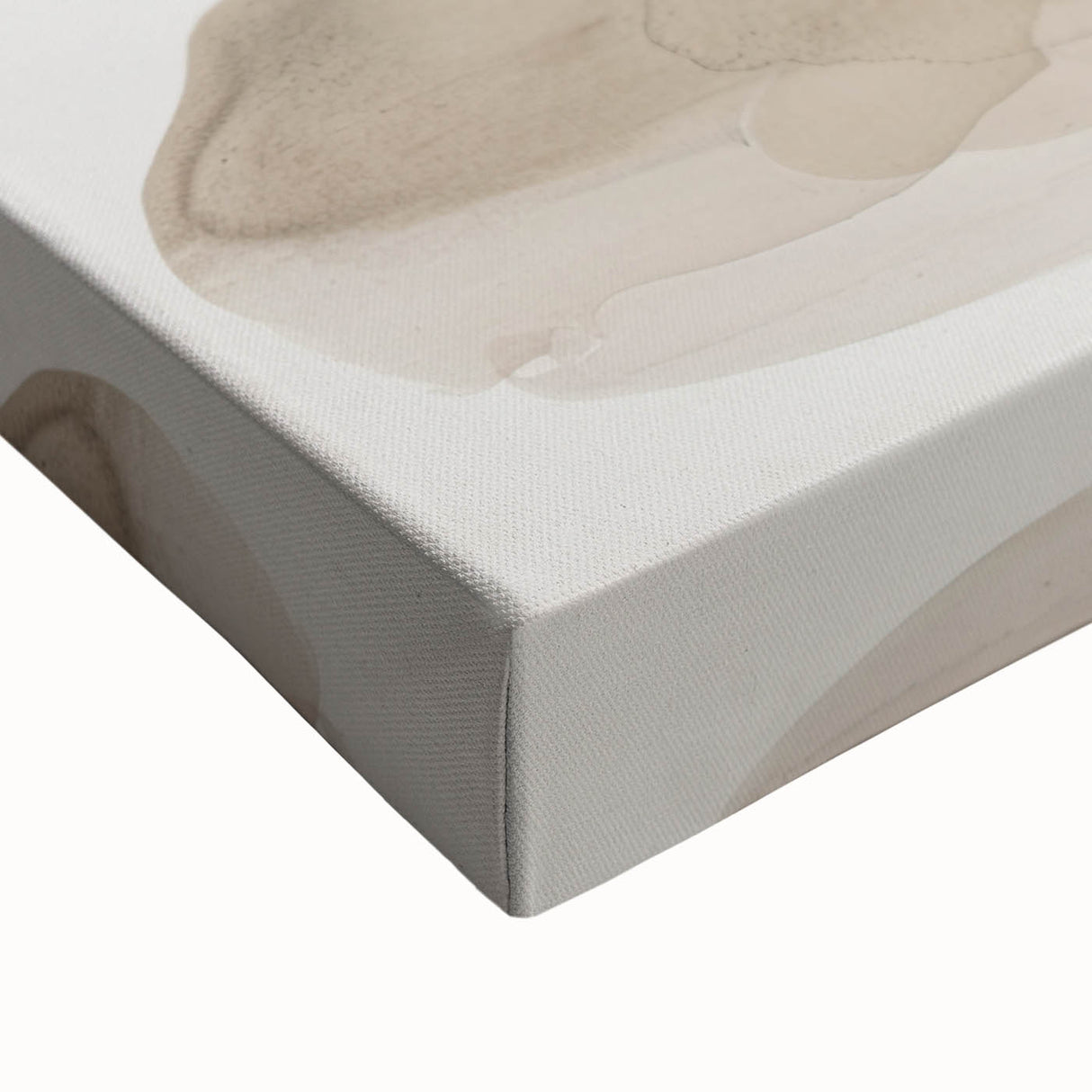 Minimalist Wall Art for Modern Interiors – Stacked Beige Abstract Print