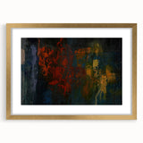 Moody Modern Wall Art – Abstract Expressionist Painting in Bold Hues