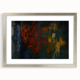 Moody Modern Wall Art – Abstract Expressionist Painting in Bold Hues