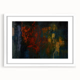 Moody Modern Wall Art – Abstract Expressionist Painting in Bold Hues