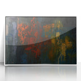 Moody Modern Wall Art – Abstract Expressionist Painting in Bold Hues
