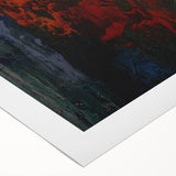 Moody Modern Wall Art – Abstract Expressionist Painting in Bold Hues