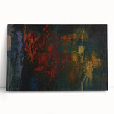 Moody Modern Wall Art – Abstract Expressionist Painting in Bold Hues