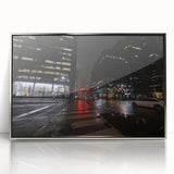 Cityscape photography prints – Nighttime urban architectural wall art