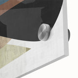 Geometric Abstract Wall Art – Earth Tone Minimalist Canvas Art